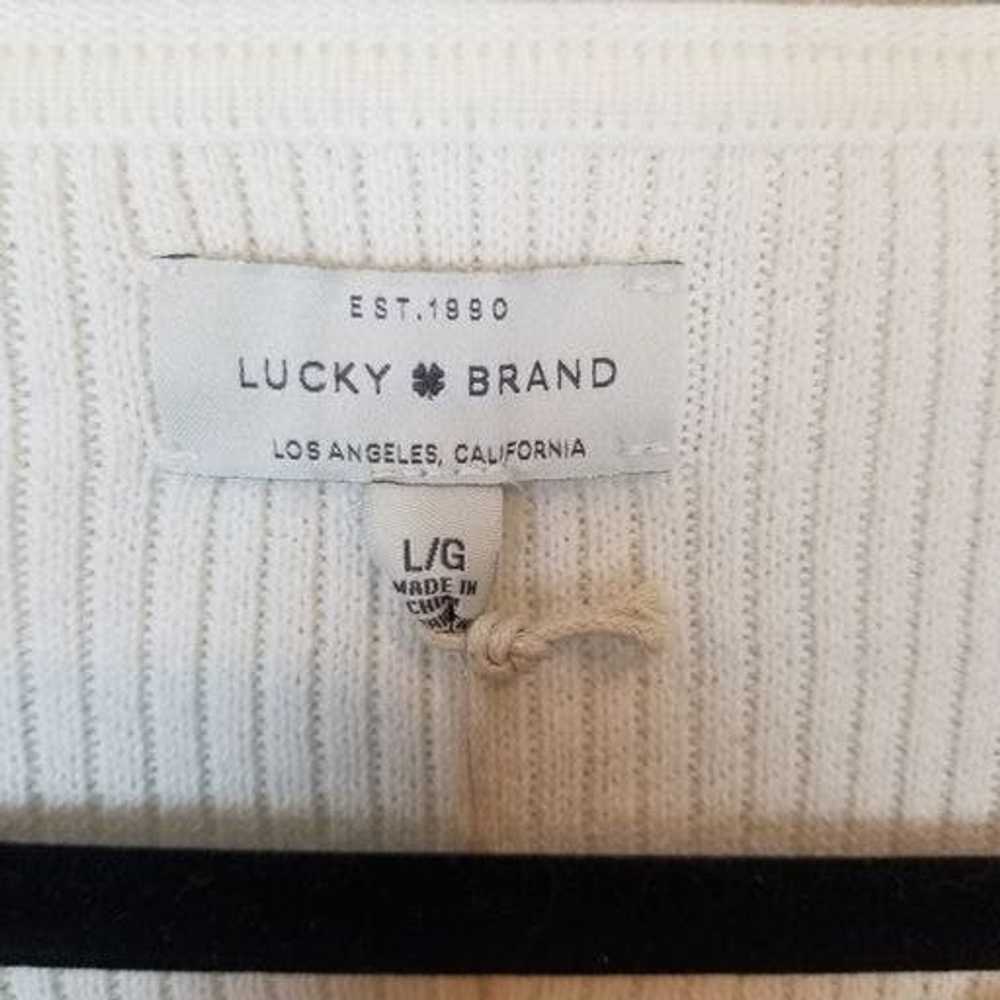 Lucky Brand Lucky Brand L Ribbed Knit Knot Front … - image 6