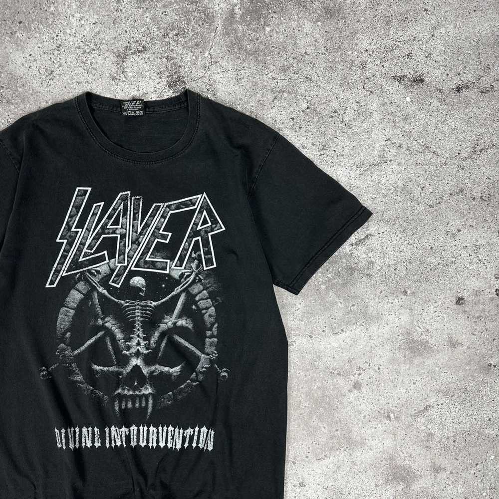 Band Tees × Slayer × Vintage Vintage 90s Slayer D… - image 2