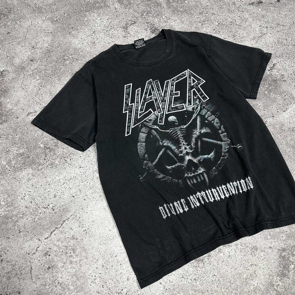 Band Tees × Slayer × Vintage Vintage 90s Slayer D… - image 5
