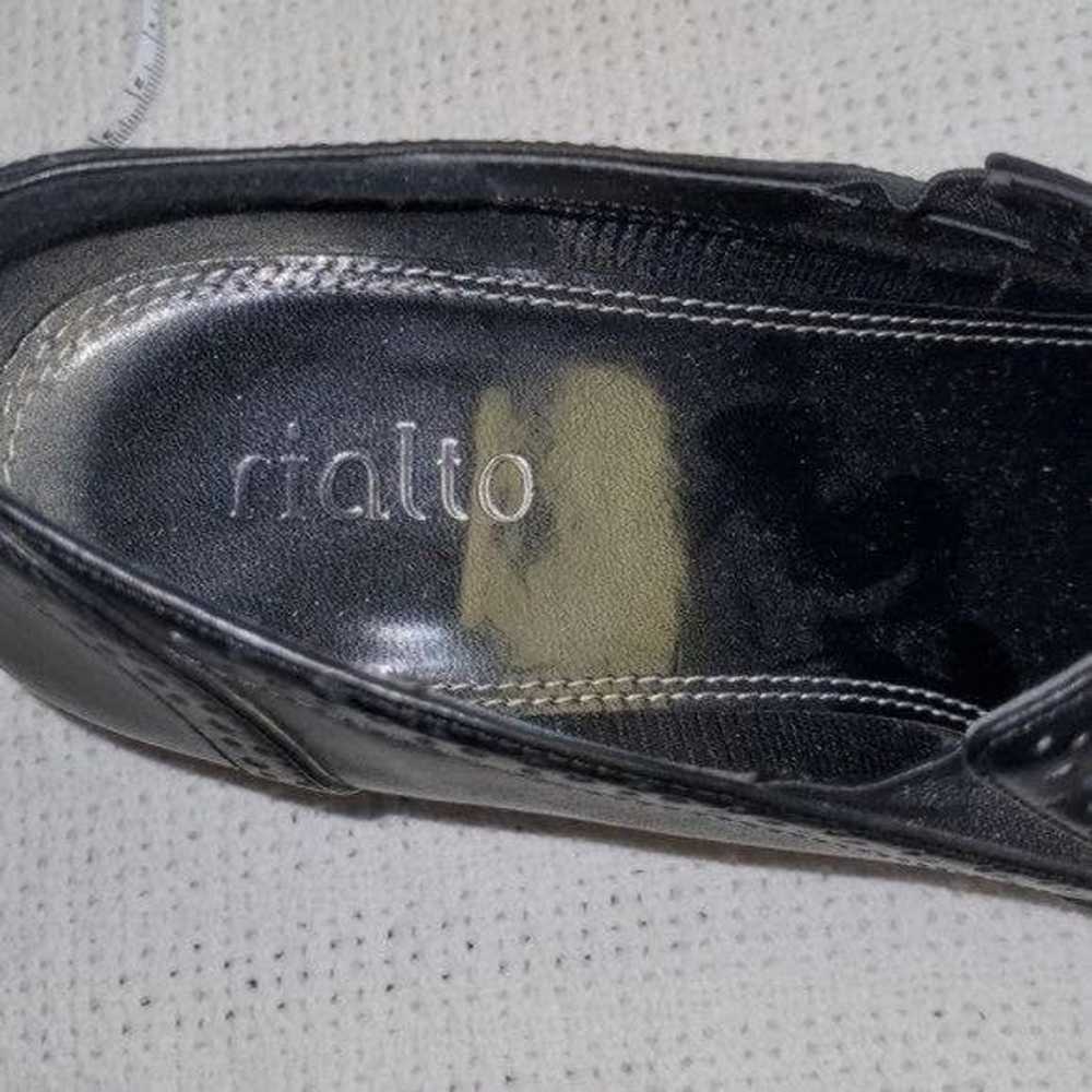 Vintage Rialto Hand Tooled Black 3" Heeled Sz 8.5… - image 10