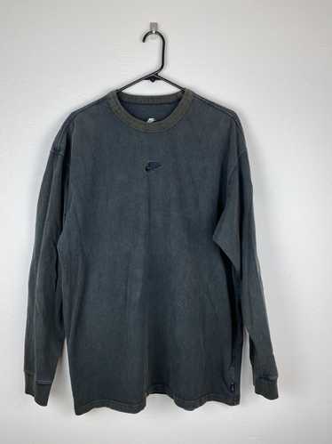 Nike × Streetwear Nike Longsleeve Acid Wash Black 