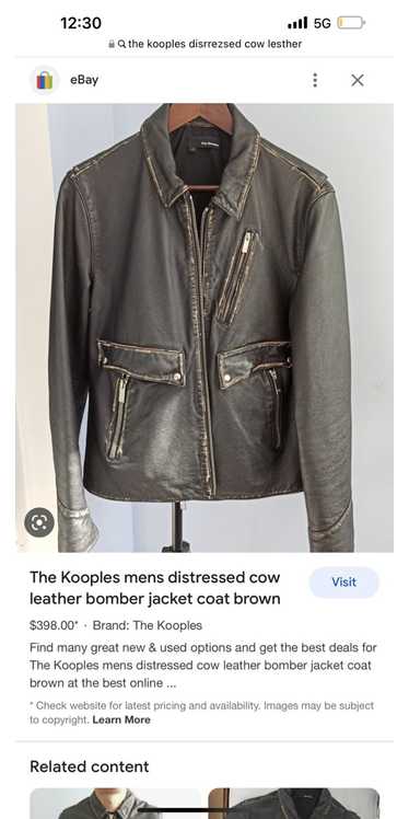 The Kooples The kooples leather jacket