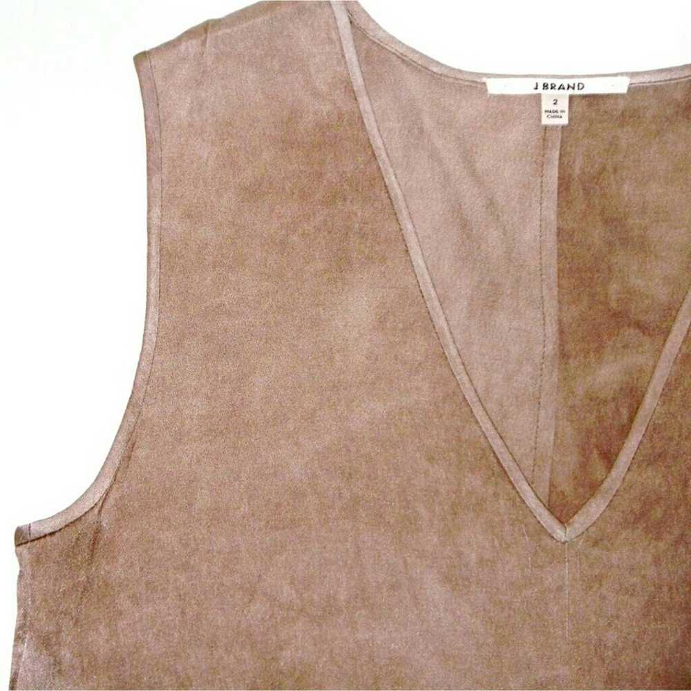 J Brand J BRAND minimalist sleeveless v-neck tan … - image 3