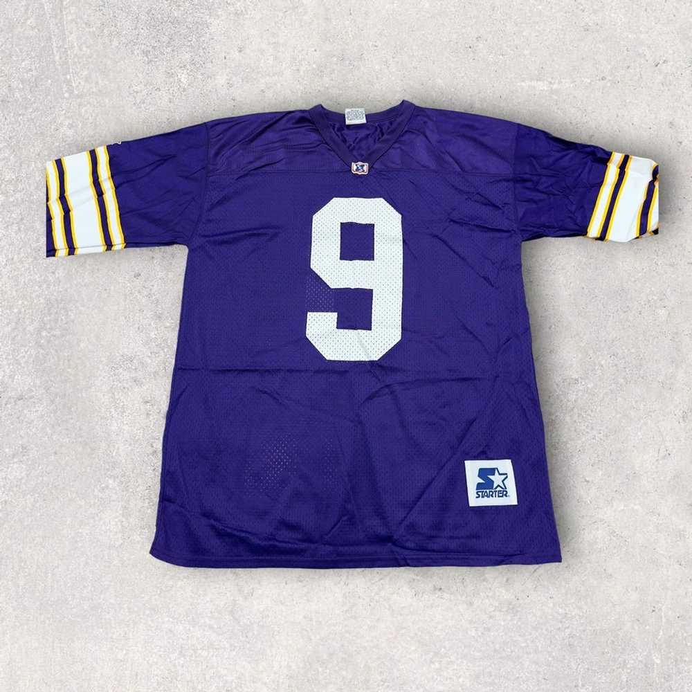 Vintage Starter Minnesota Vikings Mens Jersey Warren Moon #1 Purple NFL 52  XL