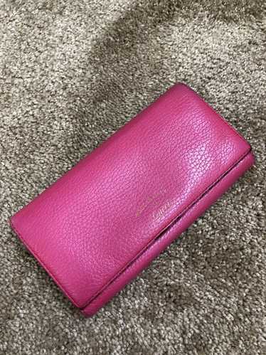 Gucci Gucci pink leather long wallet - image 1