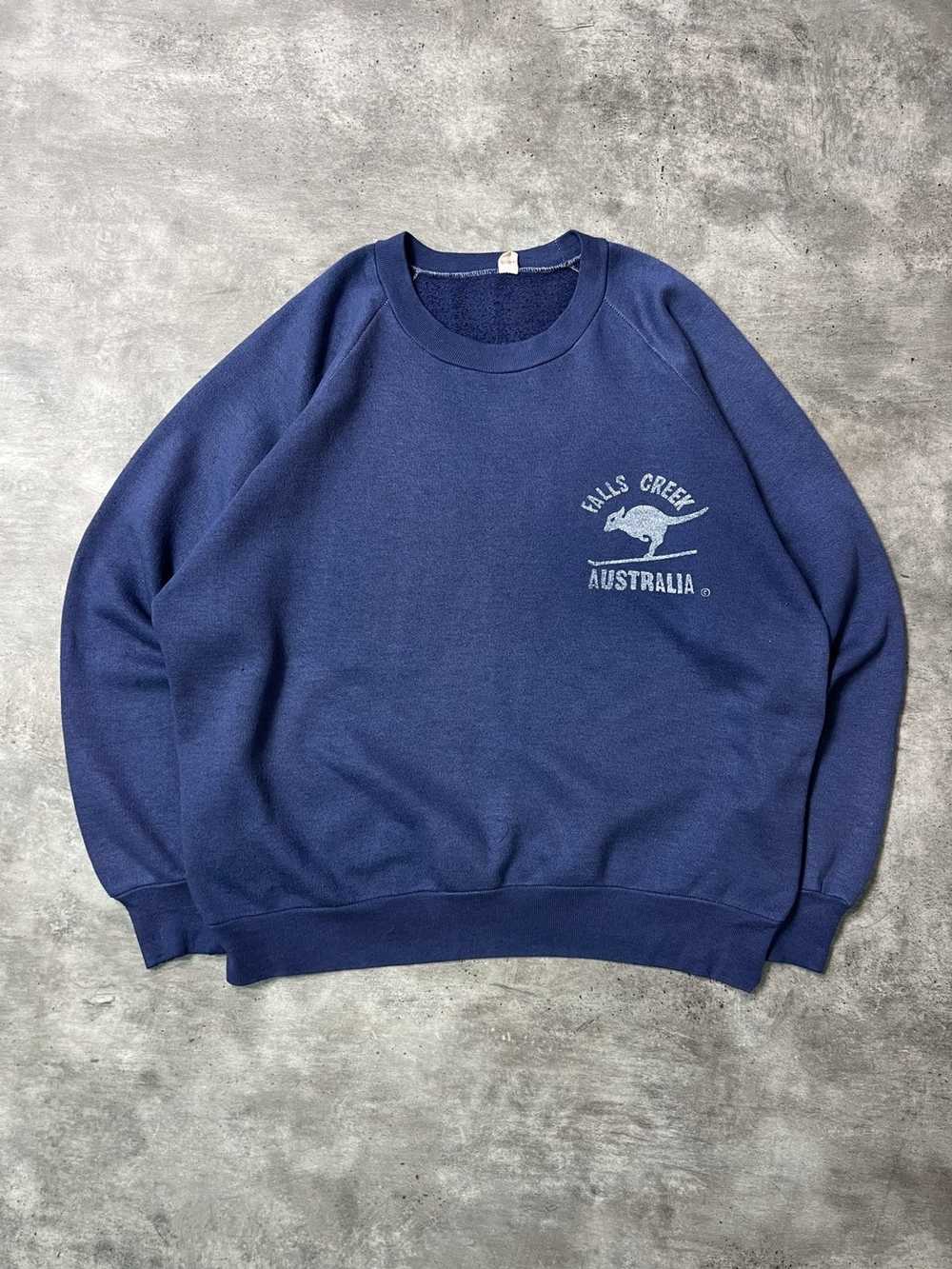 Rare × Vintage 70’s Falls Creek Australia Raglan … - image 1