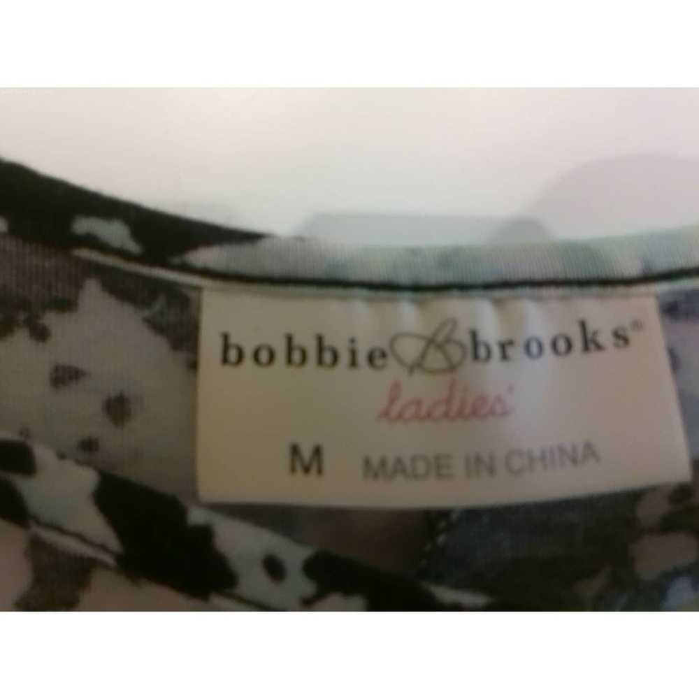 Other Bobbie Brooks Ladies Green Print Flared Dre… - image 3