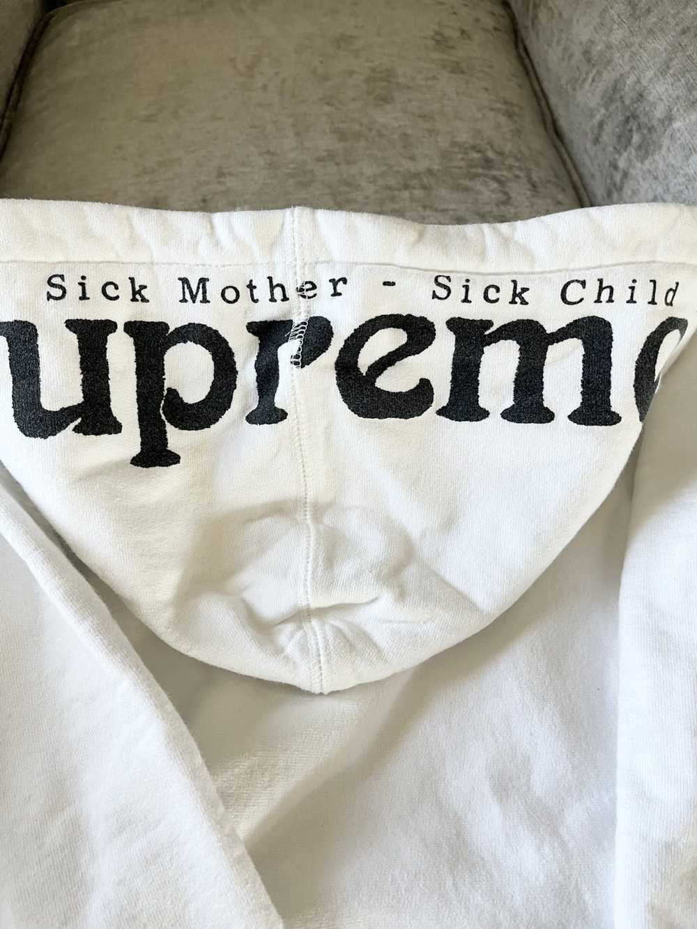 Supreme RARE Sick Mother Sick Child White Sweatsh… - image 6