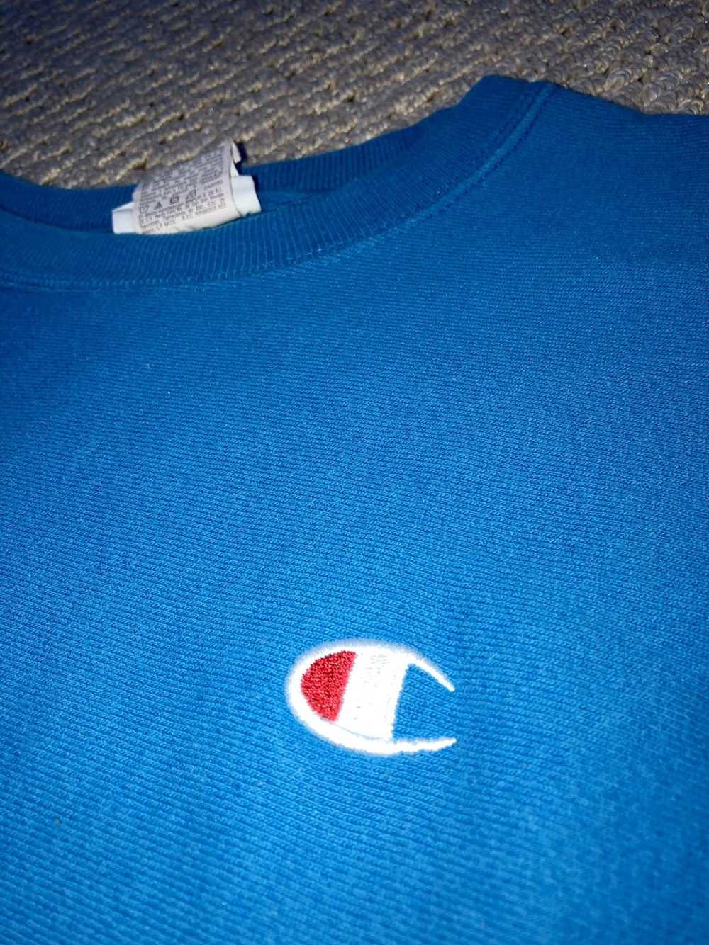 Champion Bright Blue Champion Crewneck - image 3