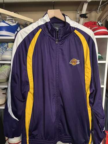 MARCELO BURLON x NBA LA Lakers Zip-Up Track Jacket - Black - GBNY