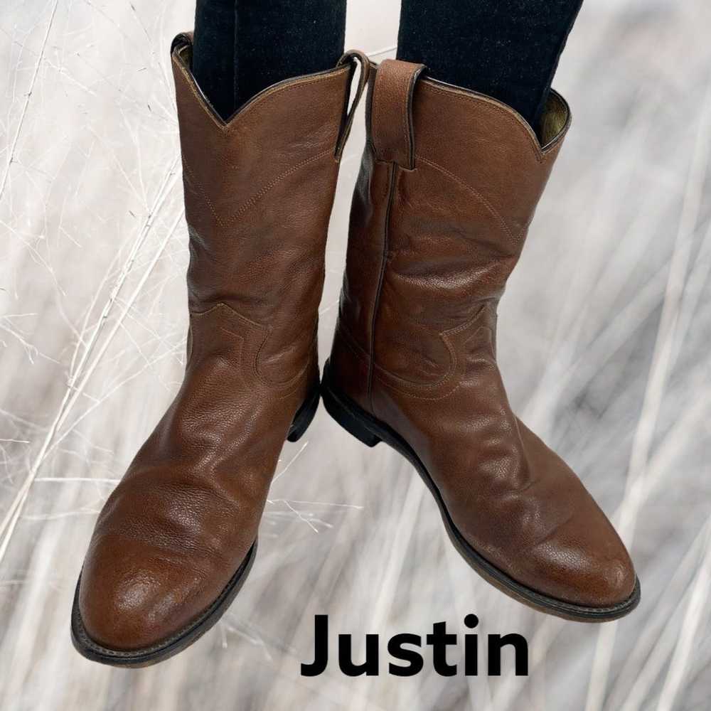 Justin Boots Vintage Justin Men's Western Cowboy … - image 1
