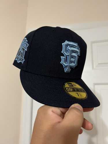 Born X Raised Los Angeles Dodgers MLB Fitted Hat Blue Men's - FW19