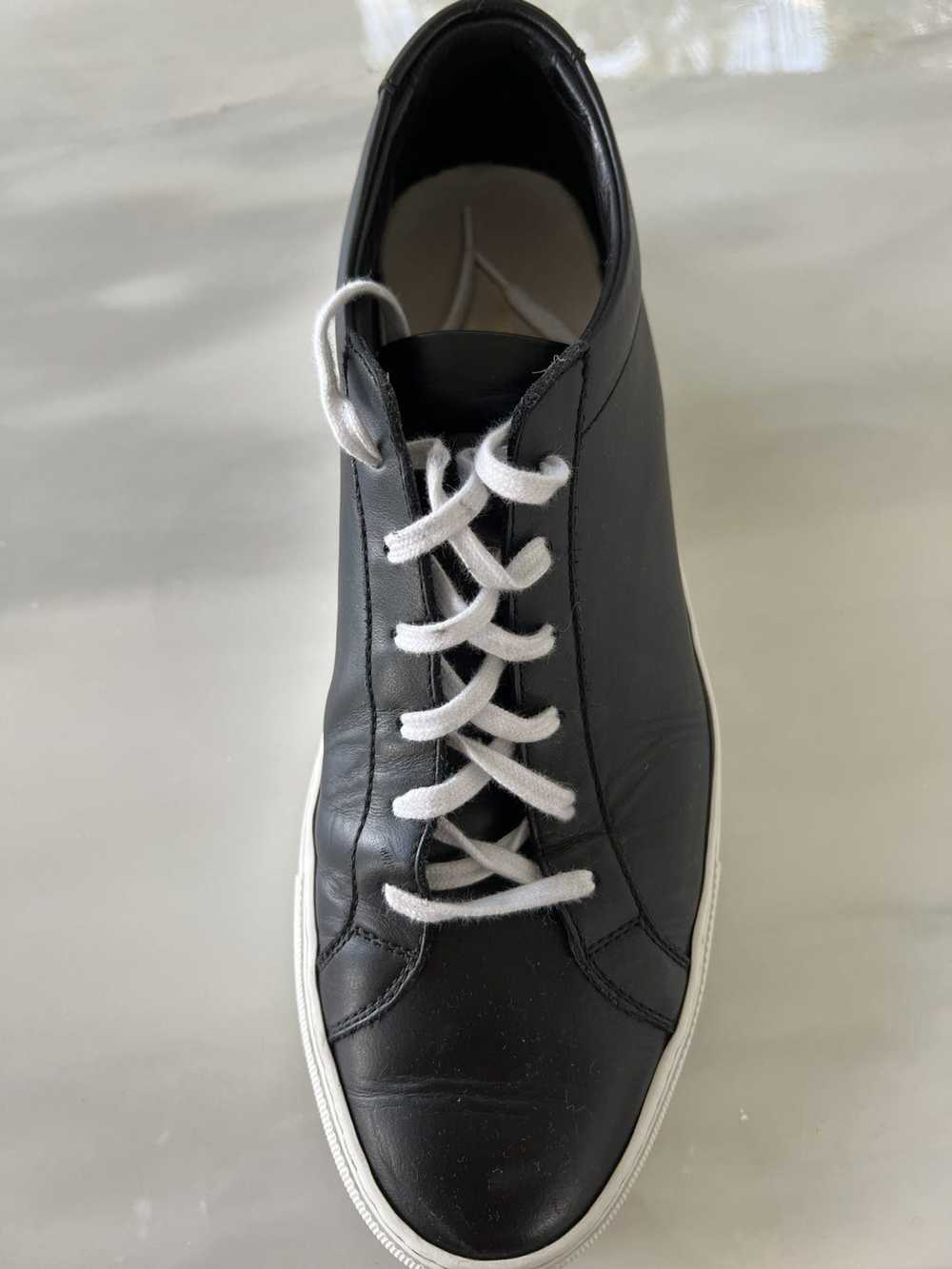 Common Projects Original leather Achilles low bla… - image 3