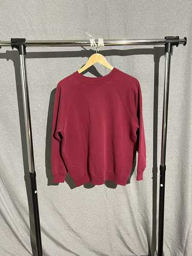 Vintage True Vintage 80s Raglan Stitched Red Sweat