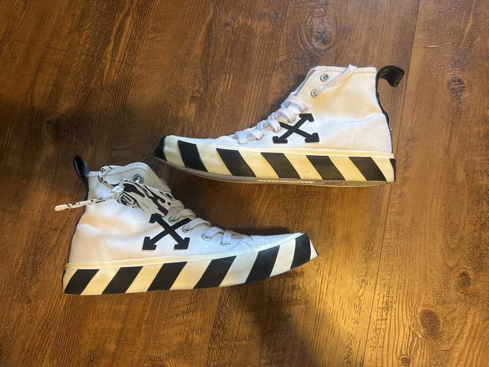 Off-White Off white mid top vulcanized canvas - image 1