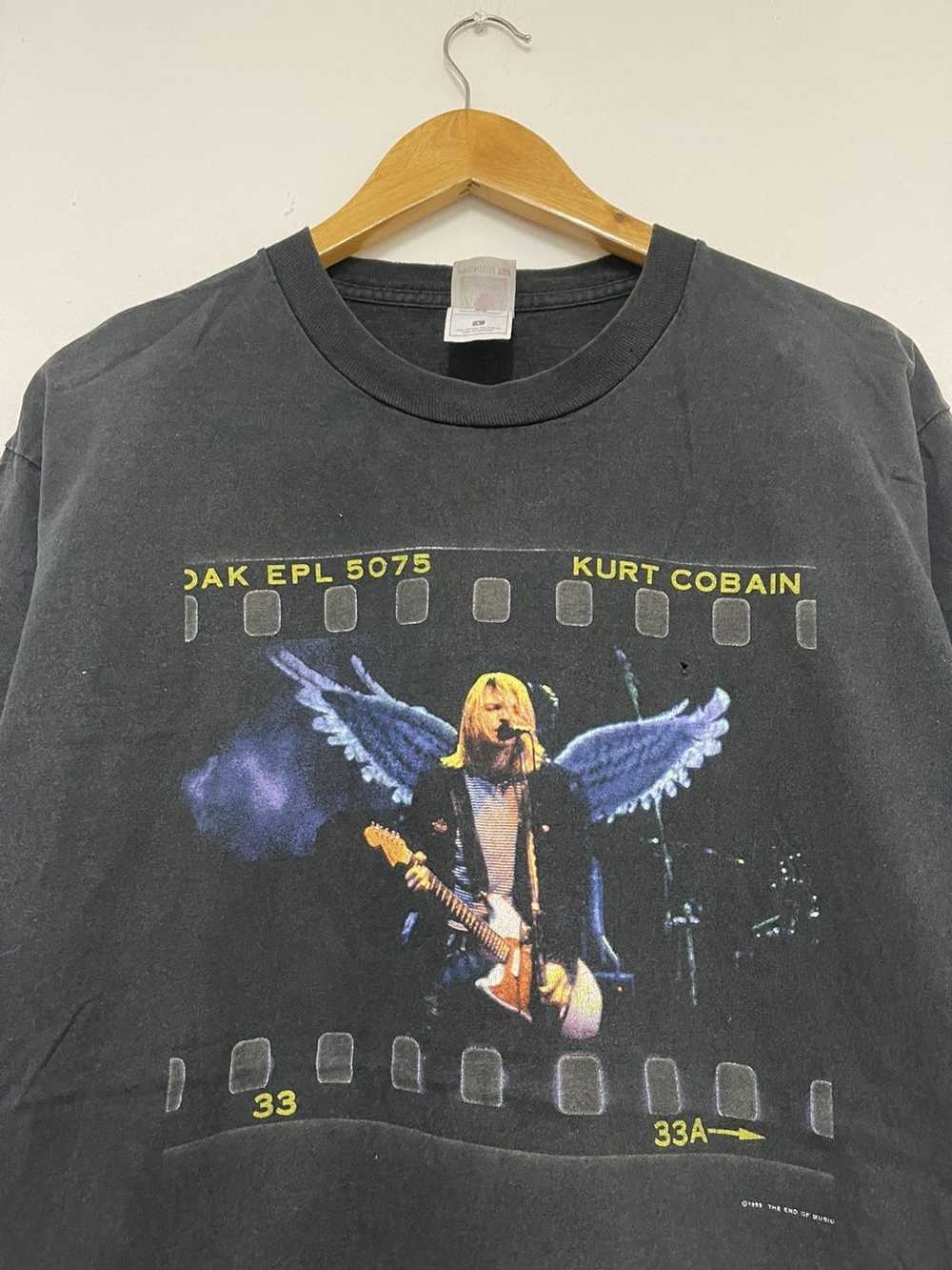 Band Tees × Vintage Vintage Kurt Cobain “ End Of … - image 8