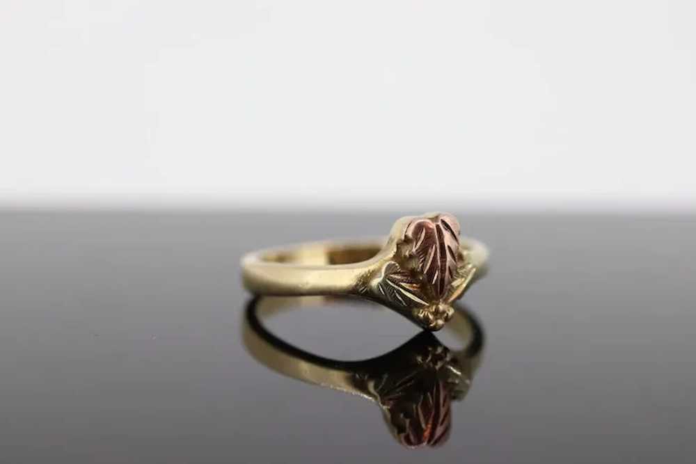 Black Hills Gold Ring. 10k Black Hills Gold weddi… - image 2