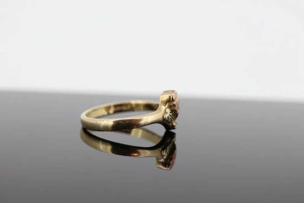 Black Hills Gold Ring. 10k Black Hills Gold weddi… - image 4