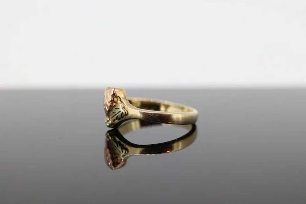 Black Hills Gold Ring. 10k Black Hills Gold weddi… - image 5