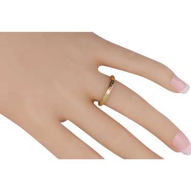 Signed Torrini 18K Gold Band Designer Ring Size 6.