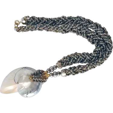 Shell double strand necklace - Gem