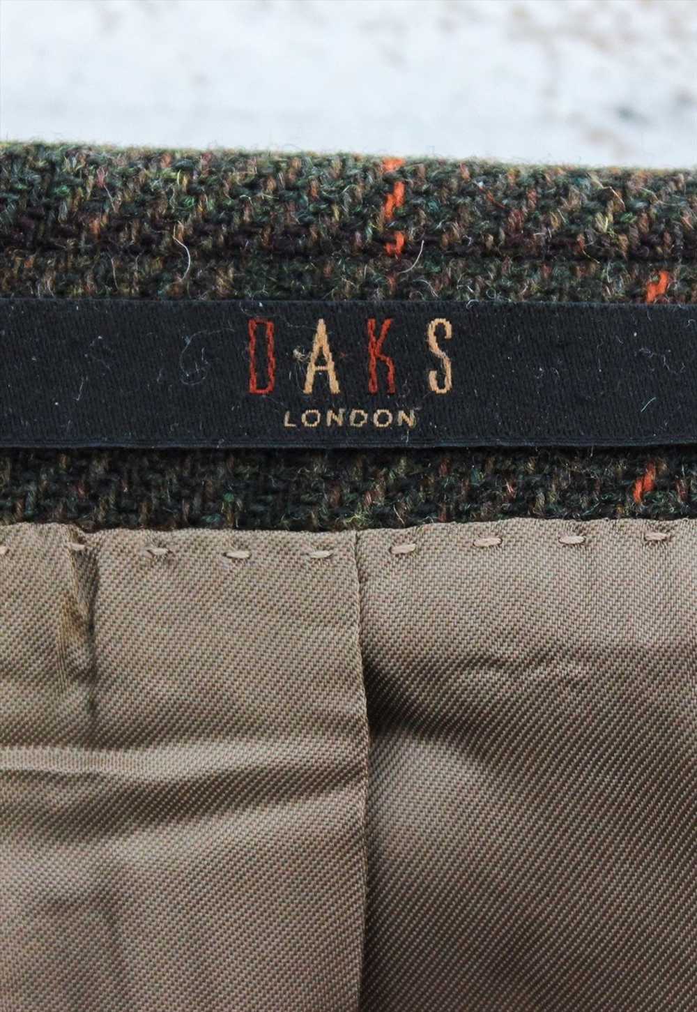 DAKS London Men L Blazer Wool UK 44S US Jacket Pl… - image 4