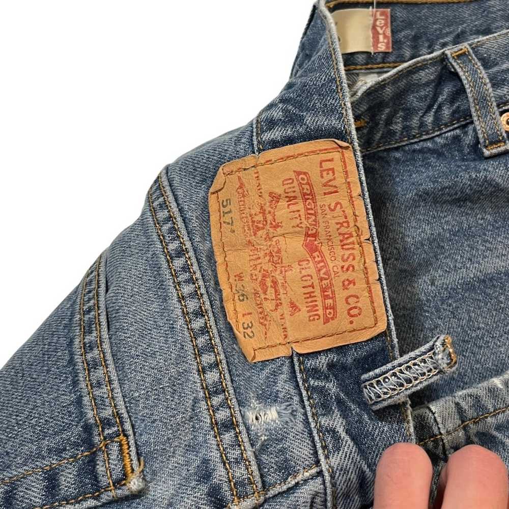 Levi's × Streetwear × Vintage 2000s Levis 517 Med… - image 5