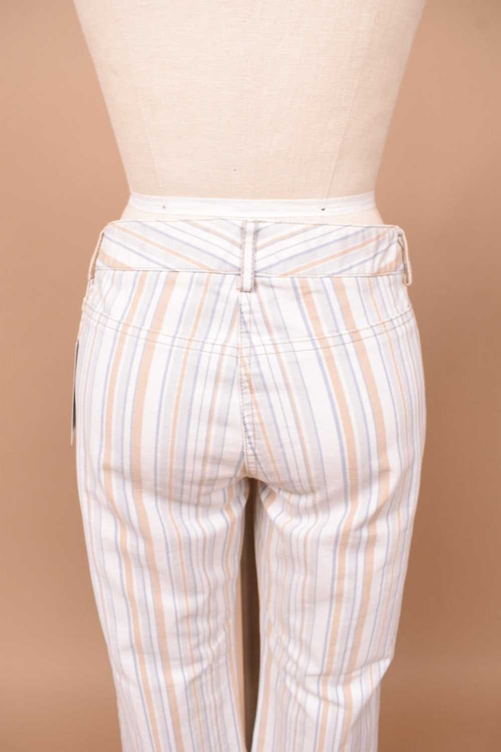 White Striped Low Rise Pants By Theory, XS/S - image 5