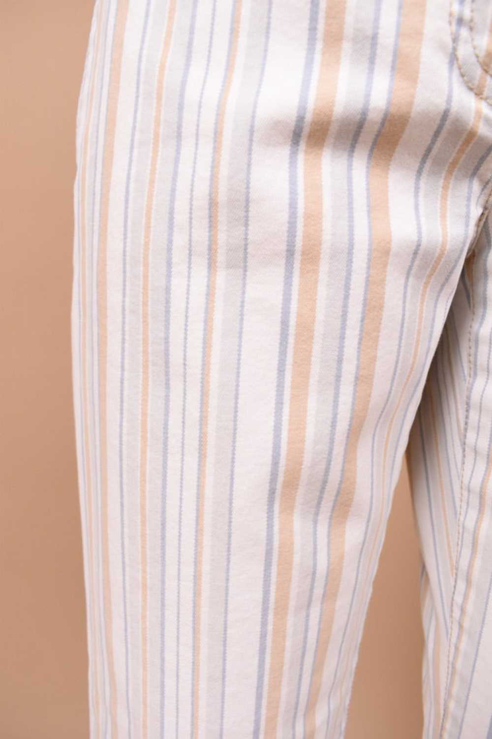 White Striped Low Rise Pants By Theory, XS/S - image 7