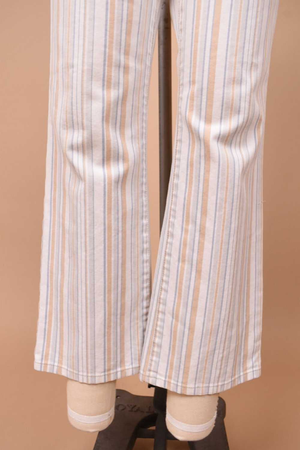 White Striped Low Rise Pants By Theory, XS/S - image 8