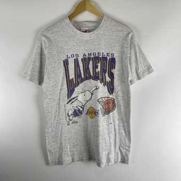 Los Angeles Lakers Short Sleeve Basketball Hoodie Sweater – Retro Nicks