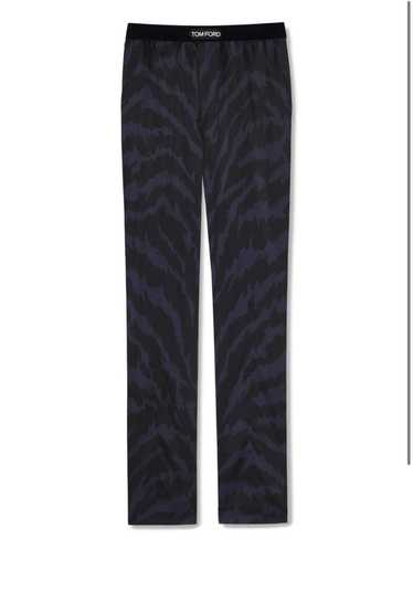 Tom Ford Tom ford ABSTRACT ZEBRA SILK PAJAMA PANTS