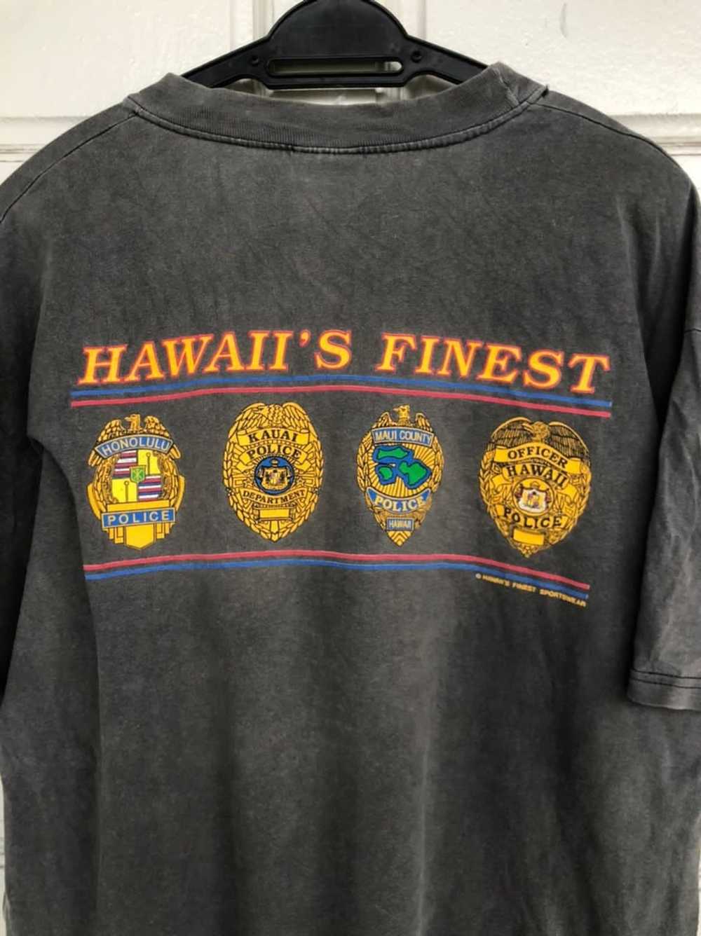 Hanes × Made In Hawaii × Vintage Sun Faded tshirt… - image 7