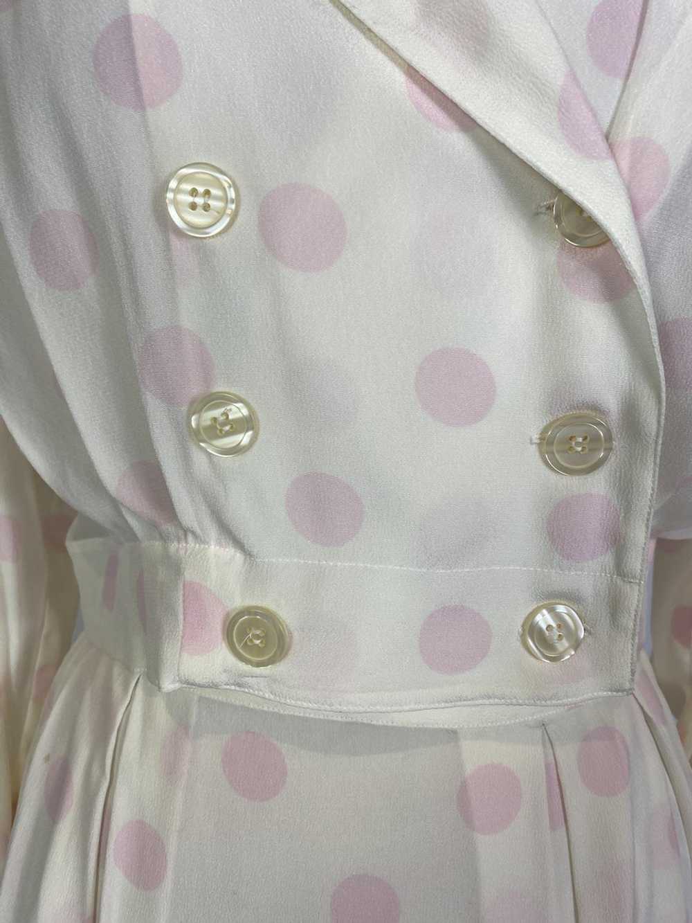 1980s Christian Dior Two Piece Polka Dot Jacket a… - image 3