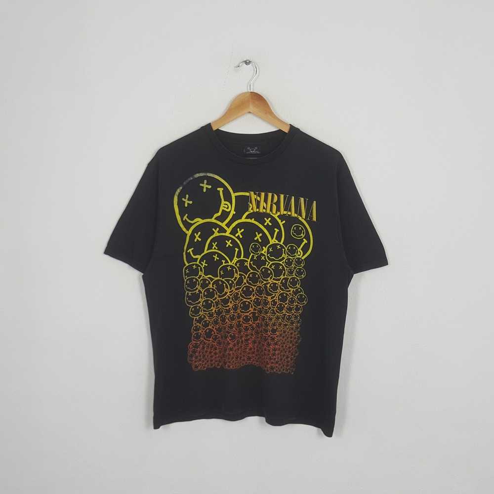 Band Tees × Nirvana × Vintage Vintage NIRVANA Ame… - image 1