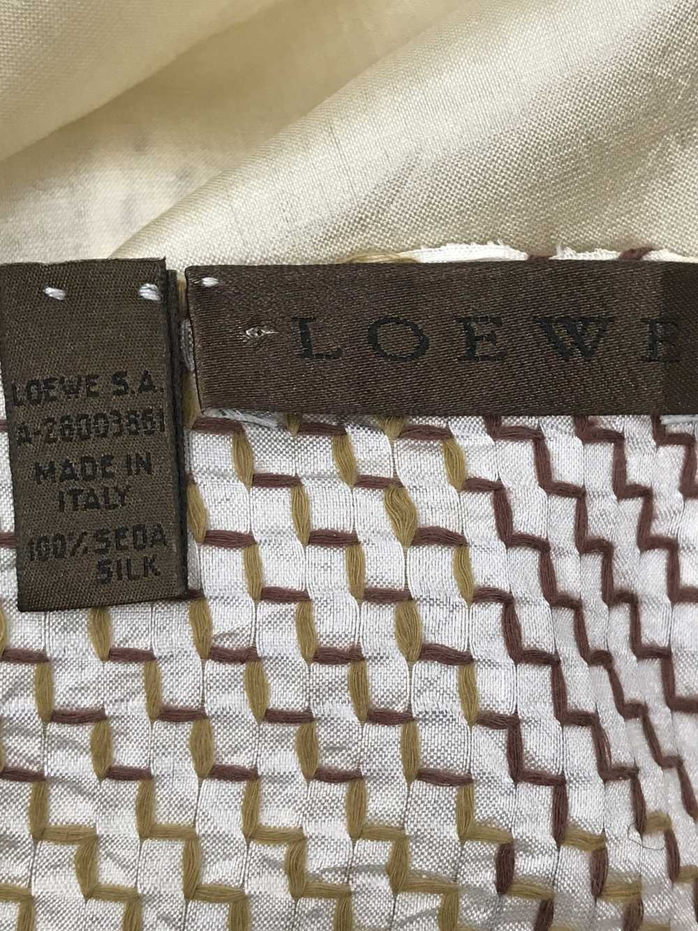Designer × Loewe × Vintage Vintage Loewe Silk Sha… - image 4