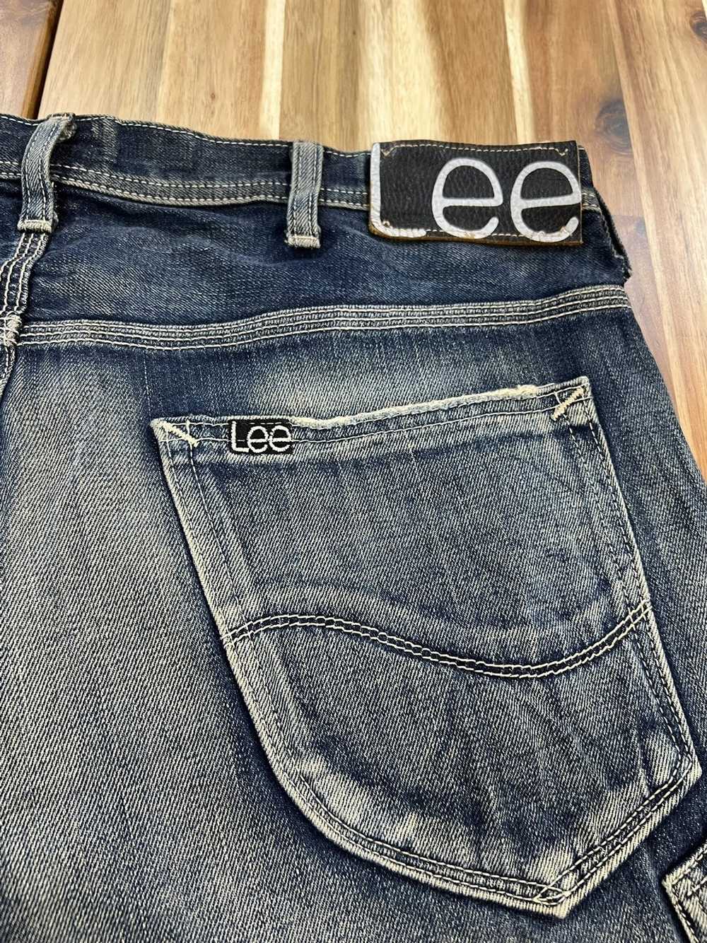 Lee × Vintage Vintage Lee 101 Distressed Denim Je… - image 10