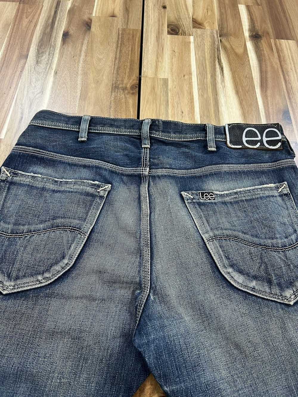 Lee × Vintage Vintage Lee 101 Distressed Denim Je… - image 9