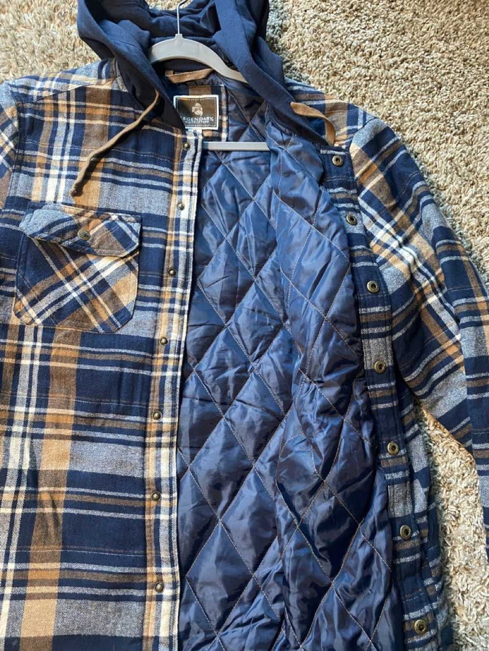Other Flannel Hooded Shirt Jacket - image 3