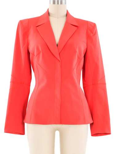 Thierry Mugler Couture Coral Blazer