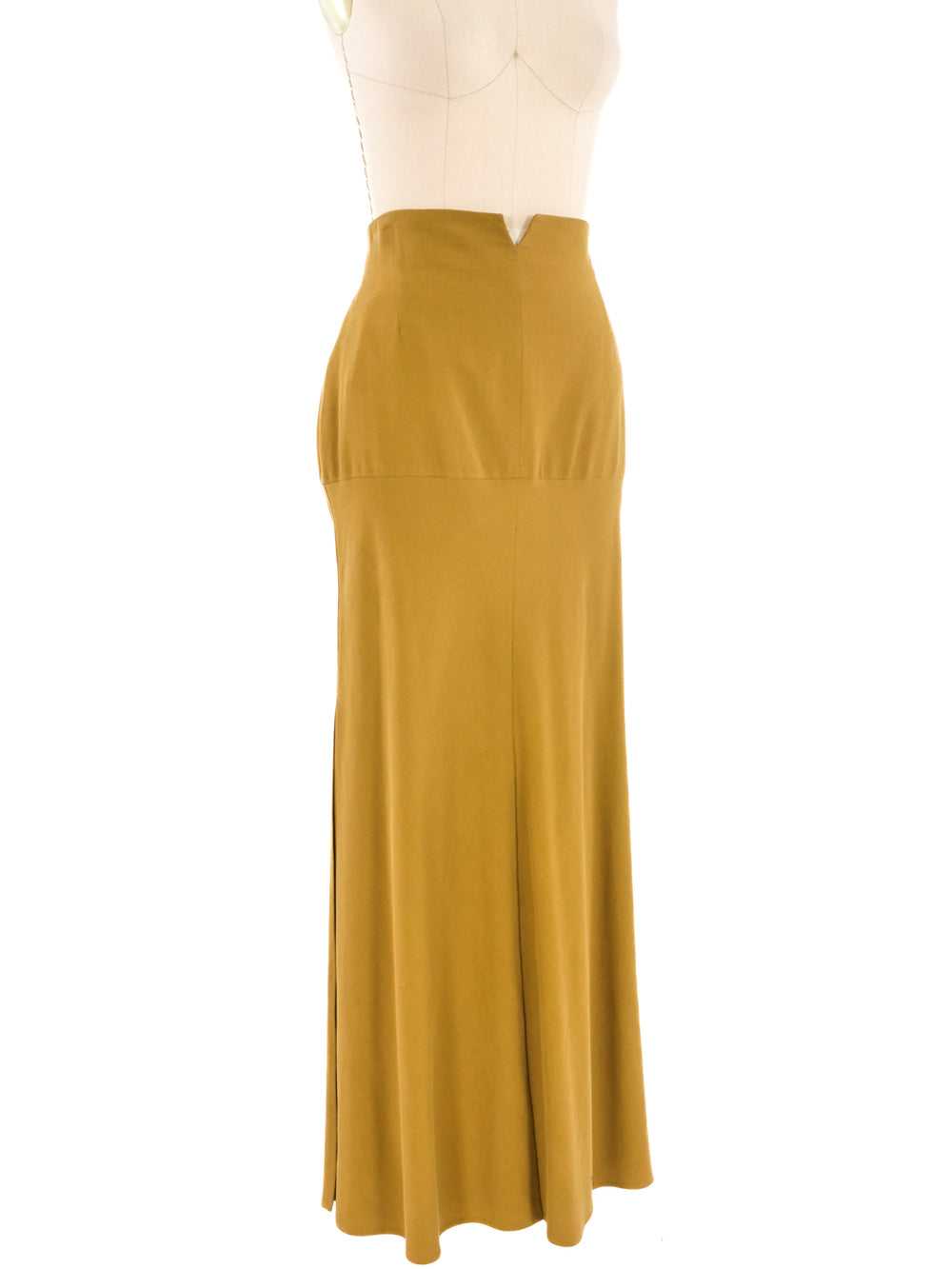 Romeo Gigli Suiting Inspired Maxi Skirt - image 3