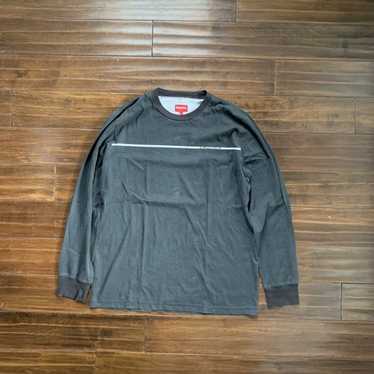 Supreme Paisley Button Up Shirt Long Sleeve Navy Fw13 Box Logo Tnf Vintage