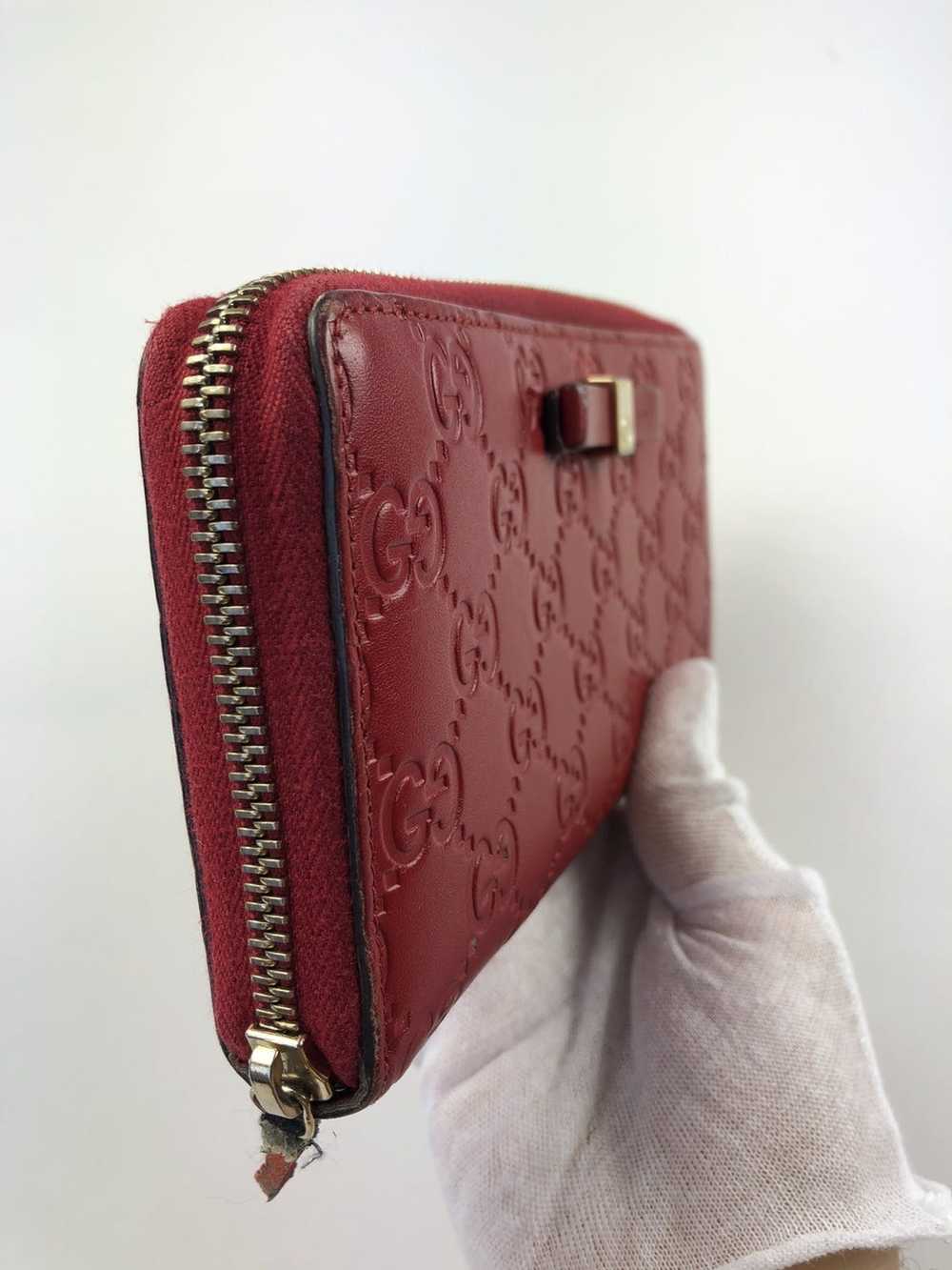 Gucci Gucci gg guccissima leather zippy wallet - image 3