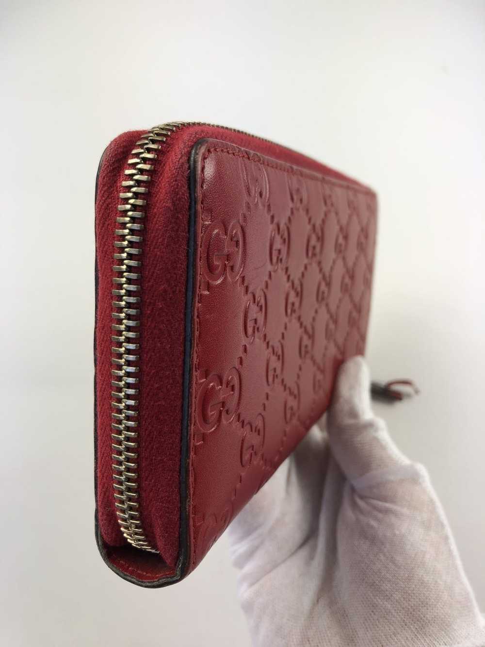 Gucci Gucci gg guccissima leather zippy wallet - image 4