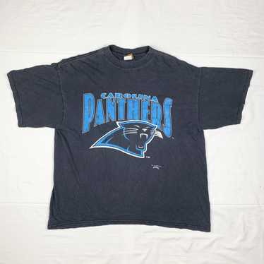 Carolina Panthers Shirt Adult Large Gray Vintage Single Stitch Pre Owned  ST125