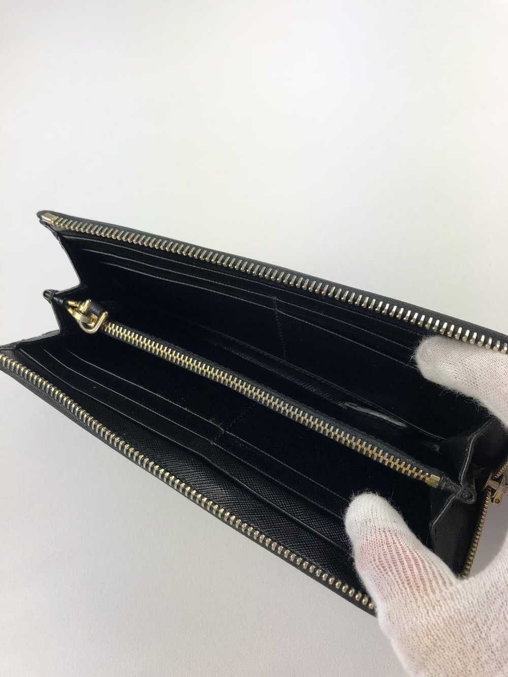 Prada Prada saffiano corner leather wallet - image 2