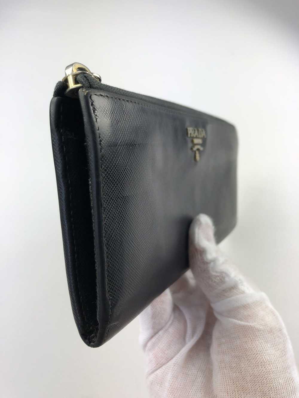 Prada Prada saffiano corner leather wallet - image 3