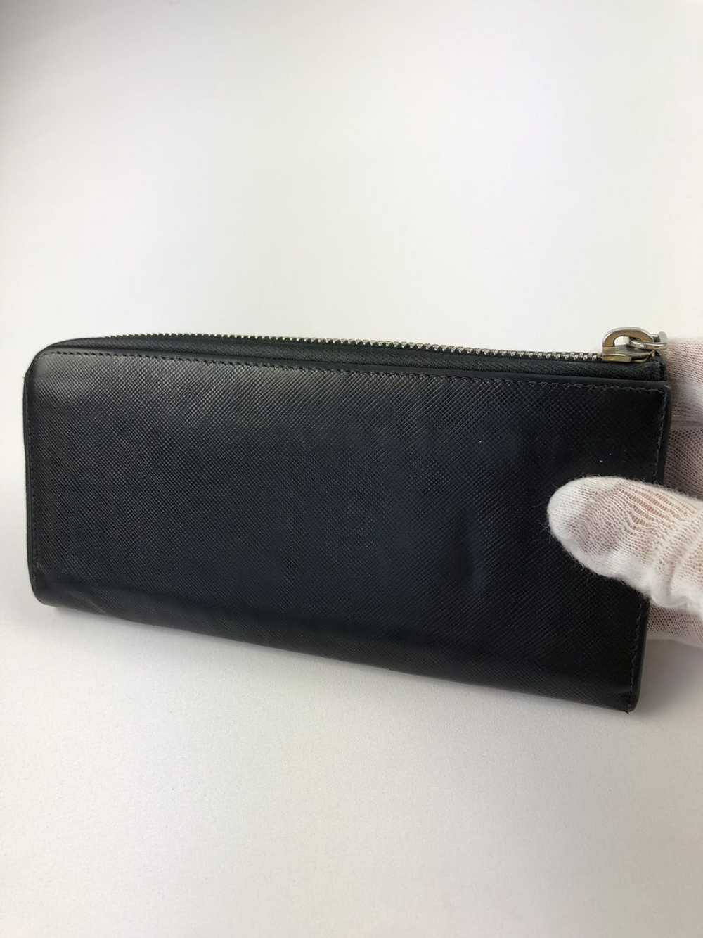 Prada Prada saffiano corner leather wallet - image 4