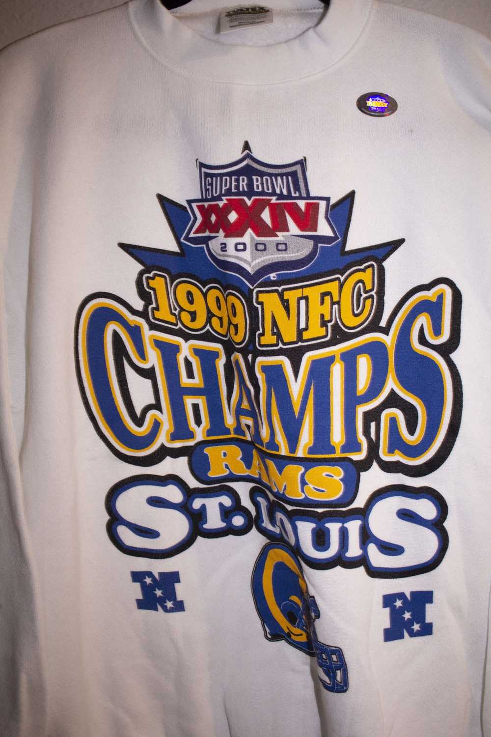 NFL × Vintage 1999 St. Louis Rams NFC Champions S… - image 3