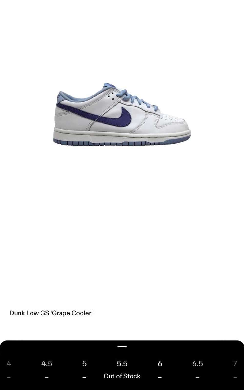 Nike × Vintage Nike Dunk Low 2006 ‘Grape Cooler‘ … - image 10